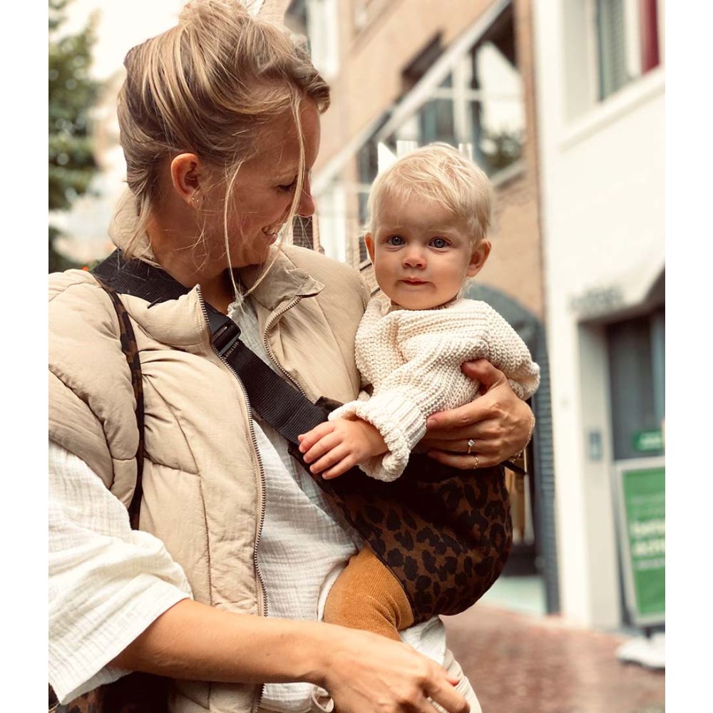 Wildride Carrier Peuterdraagzak Brown Leopard