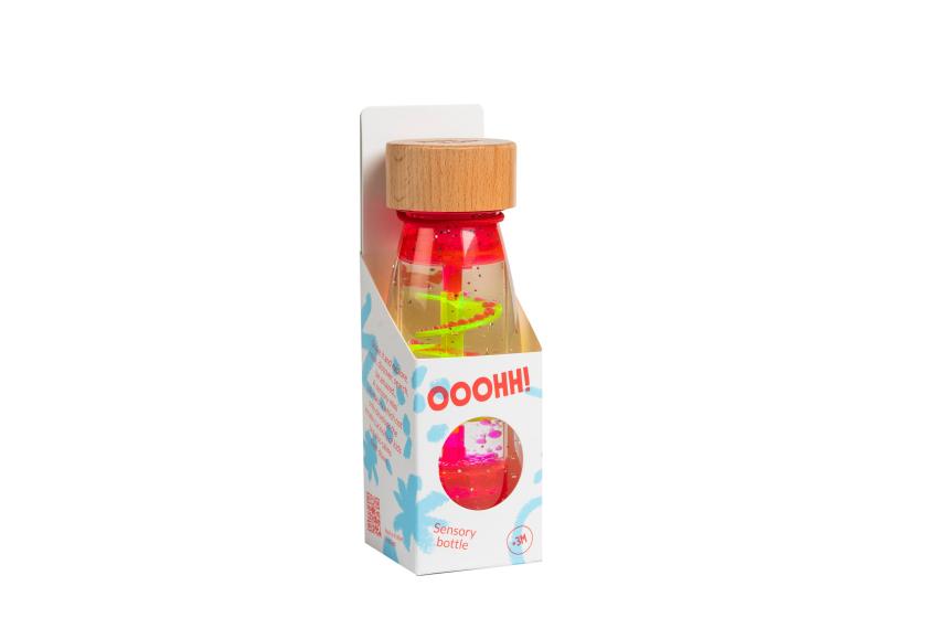 Petit Boum Sensorische Fles Spiraal Roze – Little Wannahaves