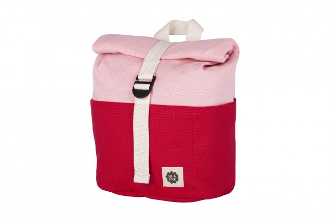 Blafre Roll-top rugzak 1-4 jaar rood + roze