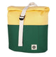 Blafre Roll-top rugzak 3-7 jaar donkergroen + geel