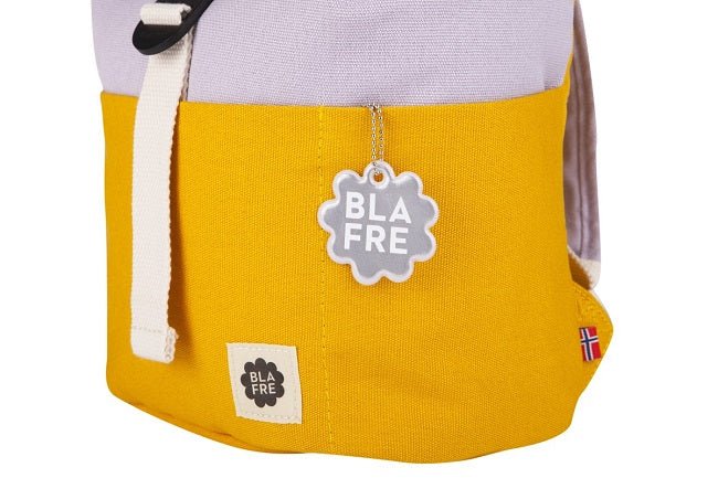 Blafre Roll - top rugzak 3 - 7 jaar geel + lila – Little Wannahaves