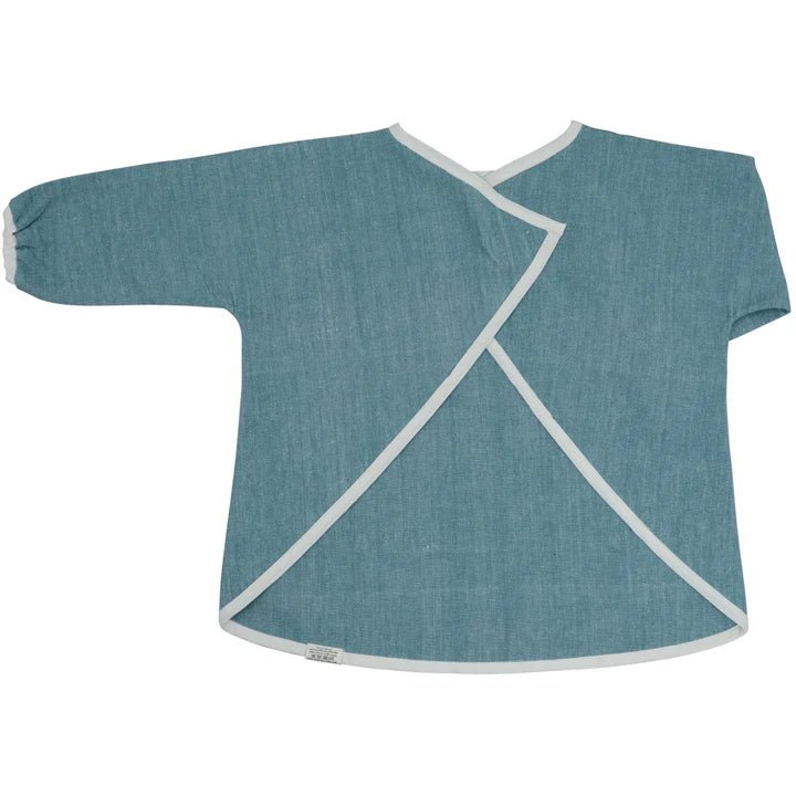 Fabelab Knoeischort Chambray Blue Spruce 1 - 3 jaar – Little Wannahaves