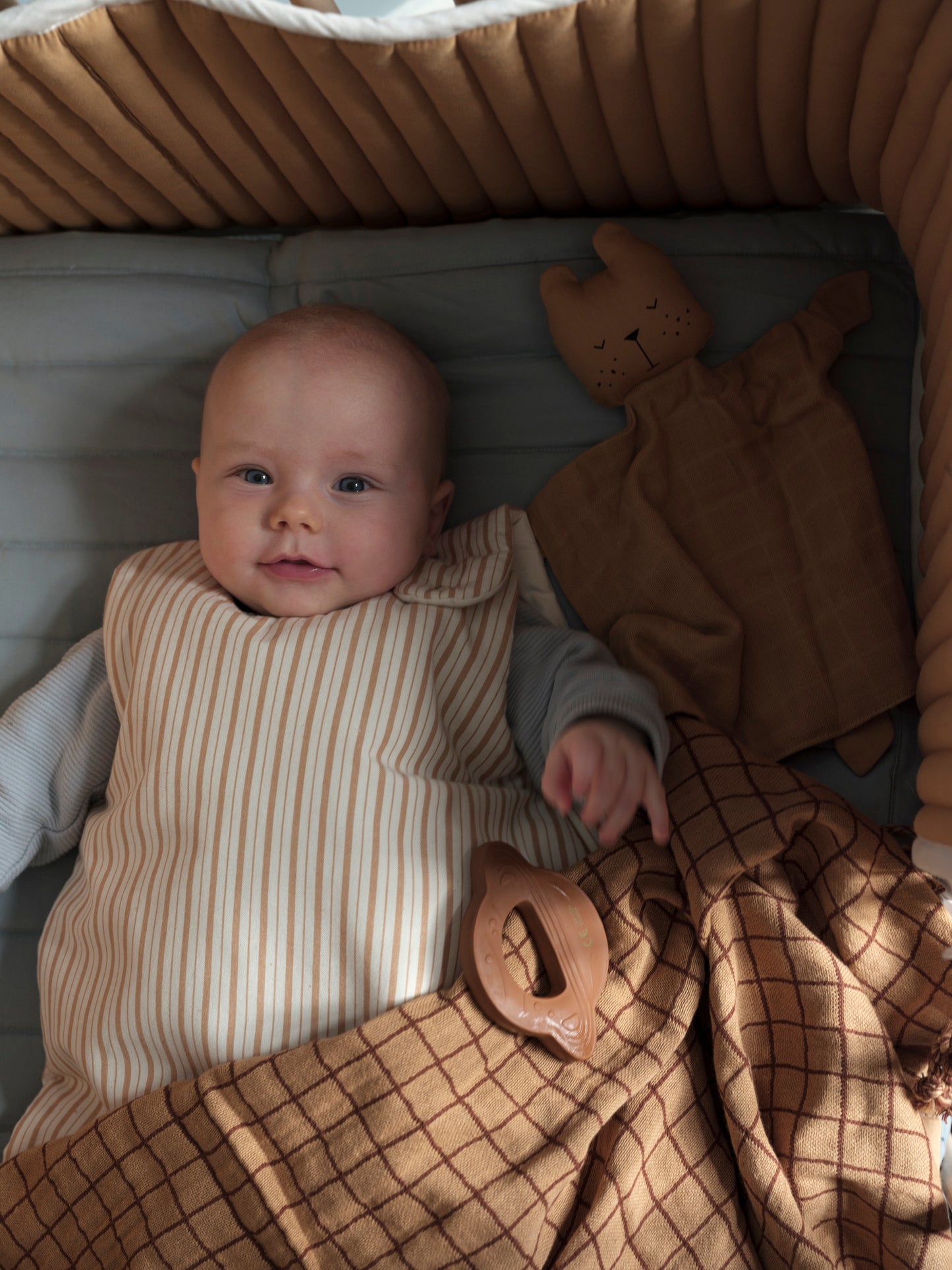 Fabelab Knuffeldoek Beer Cinnamon