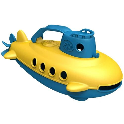Green Toys Duikboot Blauw/Geel met Handvat – Little Wannahaves