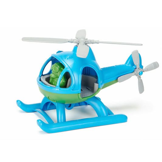 Green Toys Helikopter Blauw Groen – Little Wannahaves