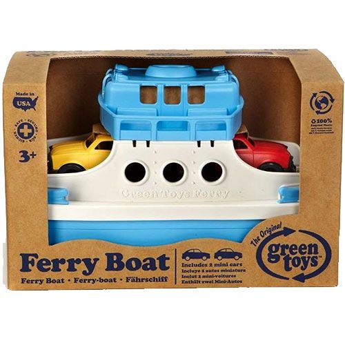 Green Toys Veerboot met Auto's Blauw – Little Wannahaves
