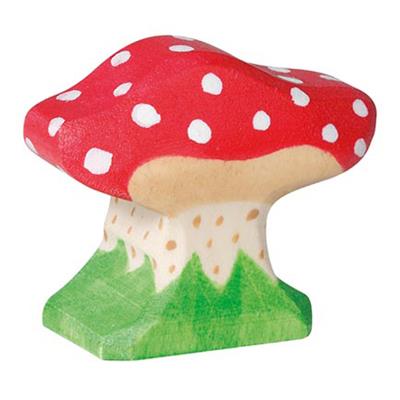 Holztiger Houten Paddestoel klein – Little Wannahaves