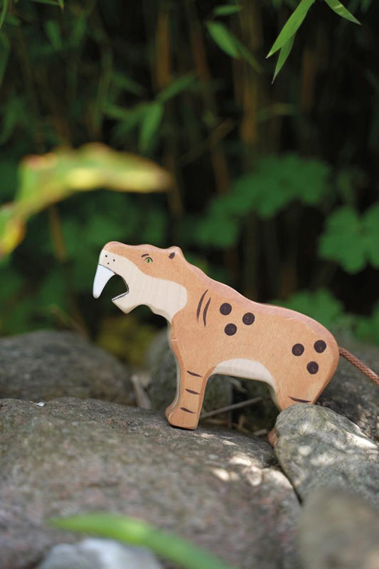 Holztiger Houten Sabeltandtijger – Little Wannahaves
