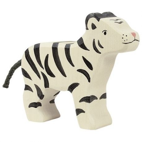 Holztiger Houten Witte Tijger klein – Little Wannahaves