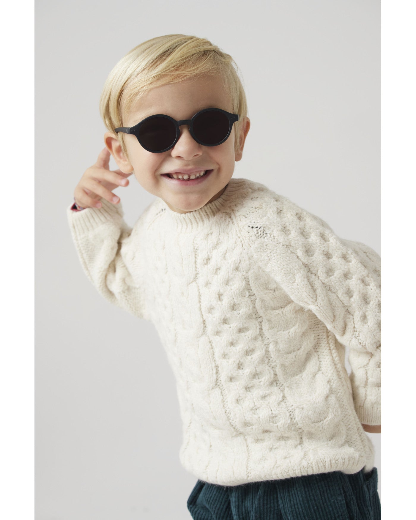 IZIPIZI Kids Plus Zonnebril Black 3-5 jaar