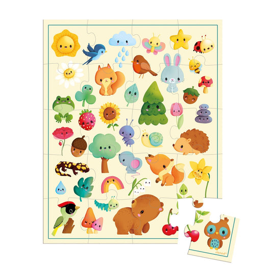Janod Puzzel - De Natuur (20 stukjes) – Little Wannahaves