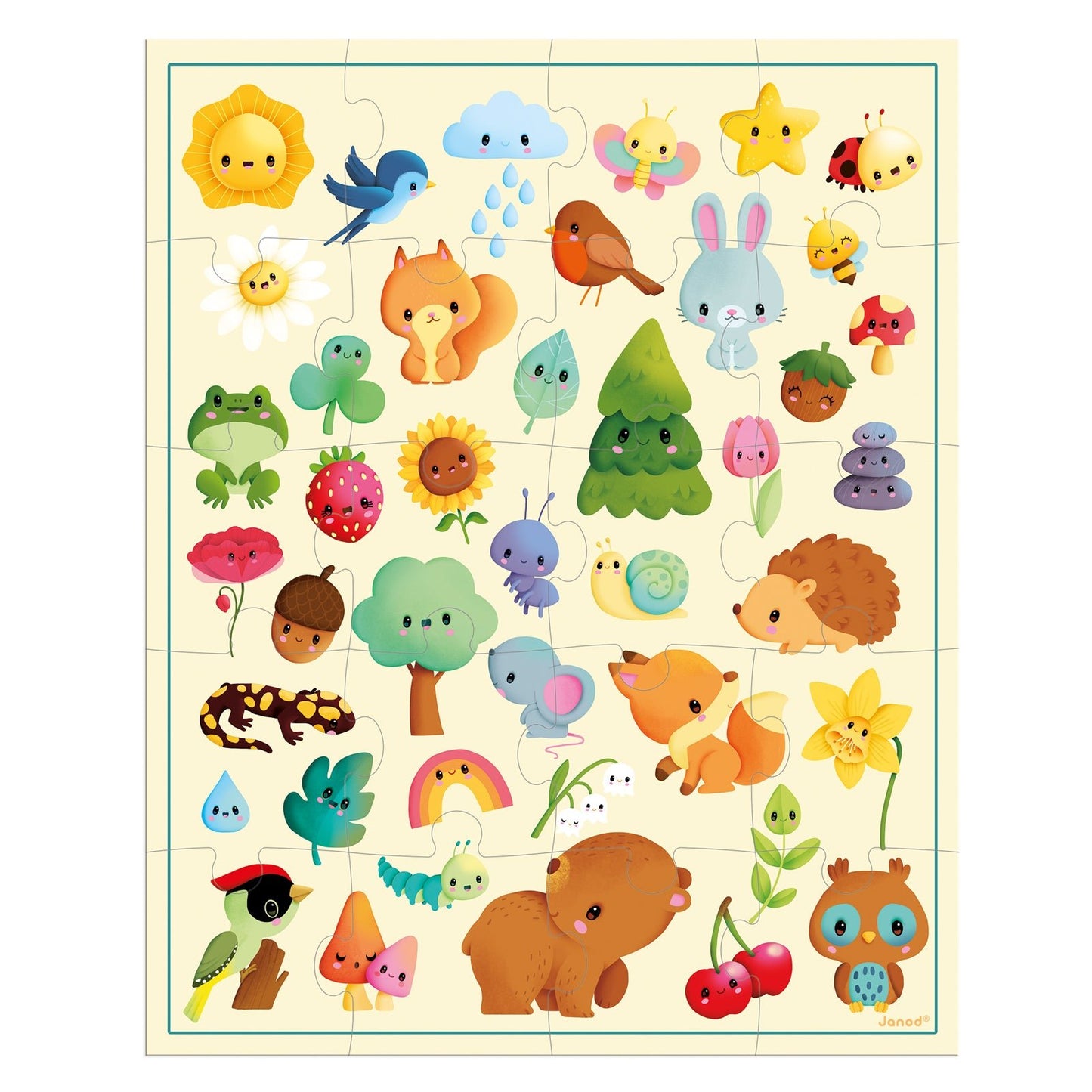 Janod Puzzel - De Natuur (20 stukjes) – Little Wannahaves