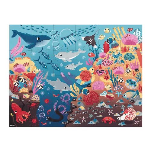 Janod Magische Puzzel - De Oceaan (24 stukjes) – Little Wannahaves