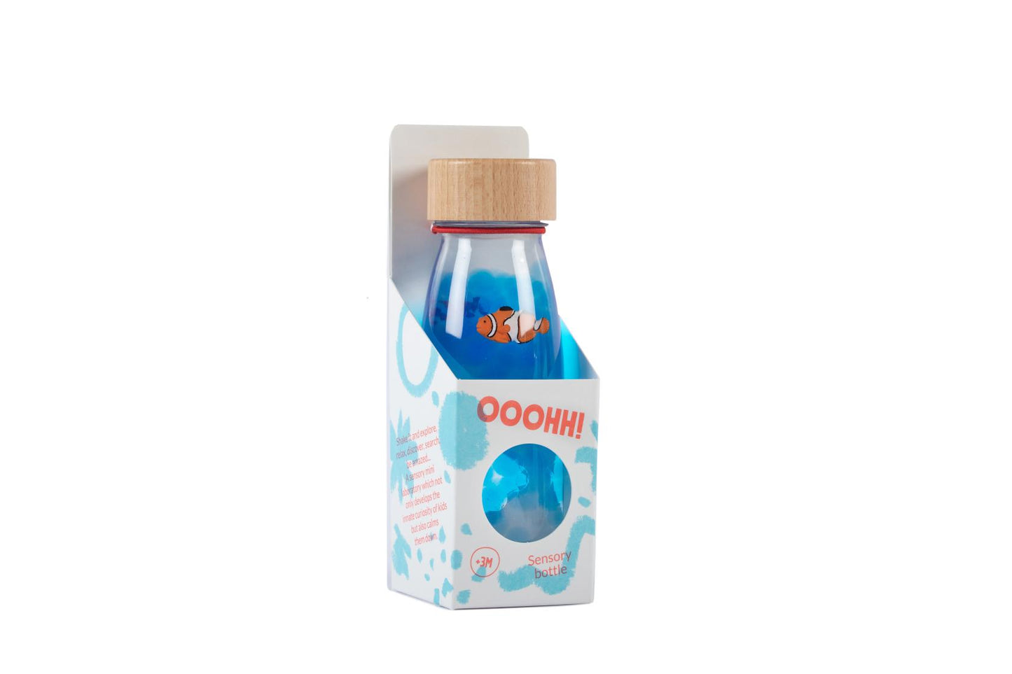 Petit Boum Sensorische Fles Oranje Vis – Little Wannahaves