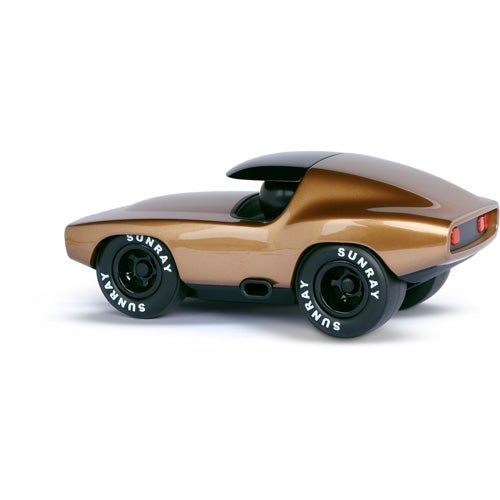 Playforever Speelgoedauto Leadbelly Burnside Goud – Little Wannahaves