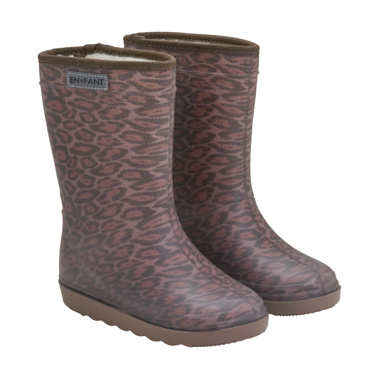 En Fant Thermo Boots Pine Bark Print Kids