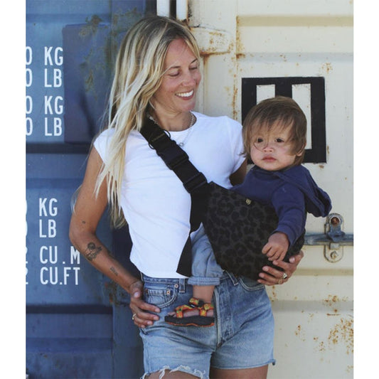 Wildride Carrier Peuterdraagzak Grey Leopard