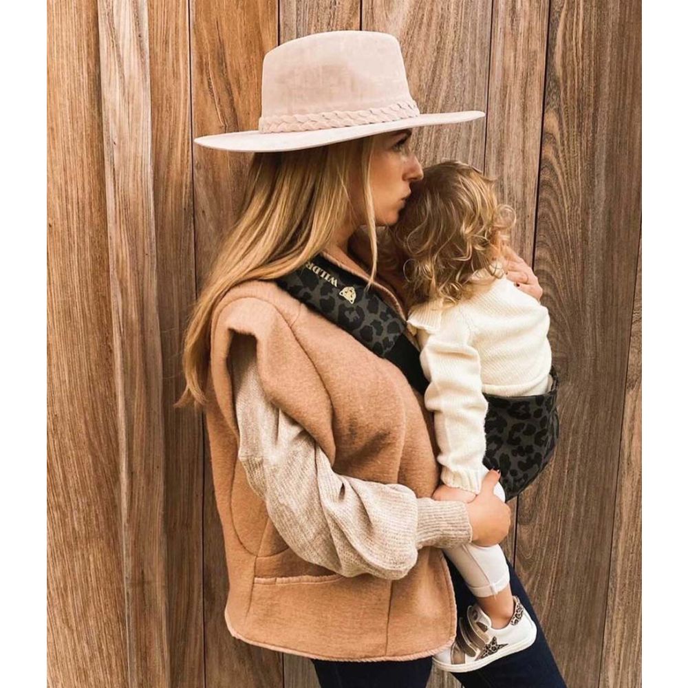 Wildride Carrier Peuterdraagzak Grey Leopard