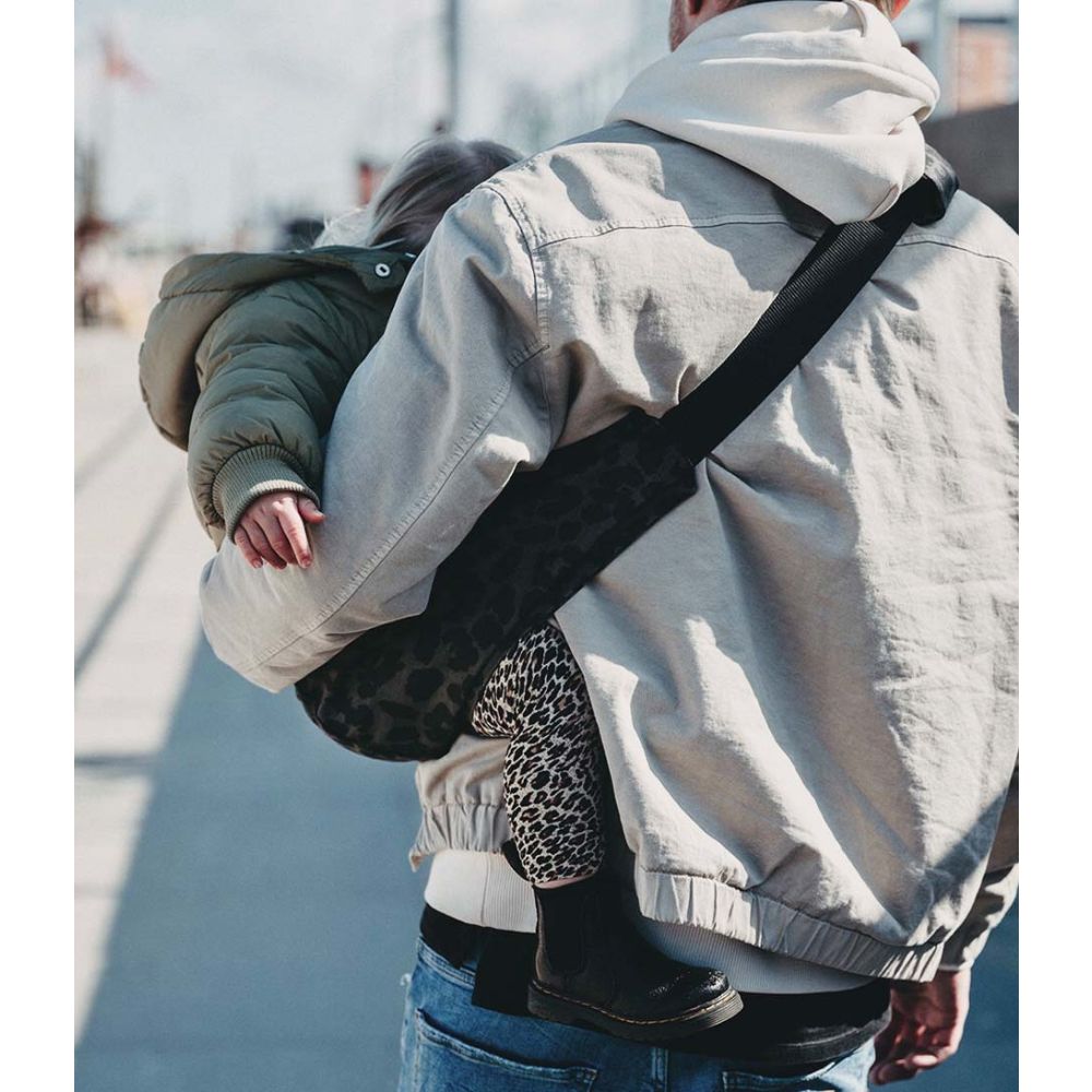 Wildride Carrier Peuterdraagzak Grey Leopard