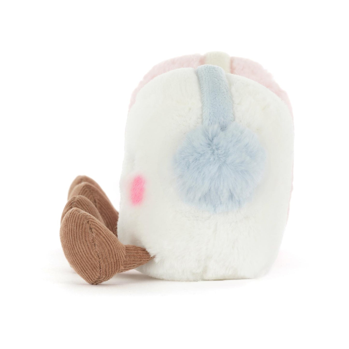 Jellycat Knuffel Amuseables Toastie Pink and White Marshmallows