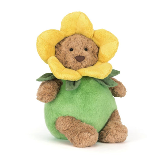 Jellycat Knuffel Bartholomew Bear Daffodil Outfit – Little Wannahaves
