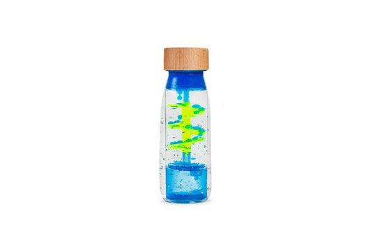 Petit Boum Sensorische Fles Spiraal Blauw