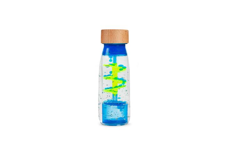Petit Boum Sensorische Fles Spiraal Blauw