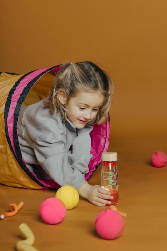 Petit Boum Sensorische Fles Spiraal Roze