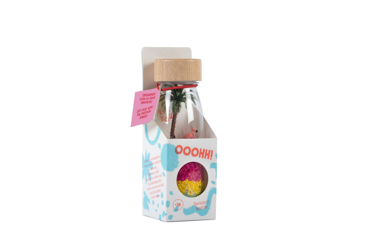 Petit Boum Sensorische Fles Flamingo