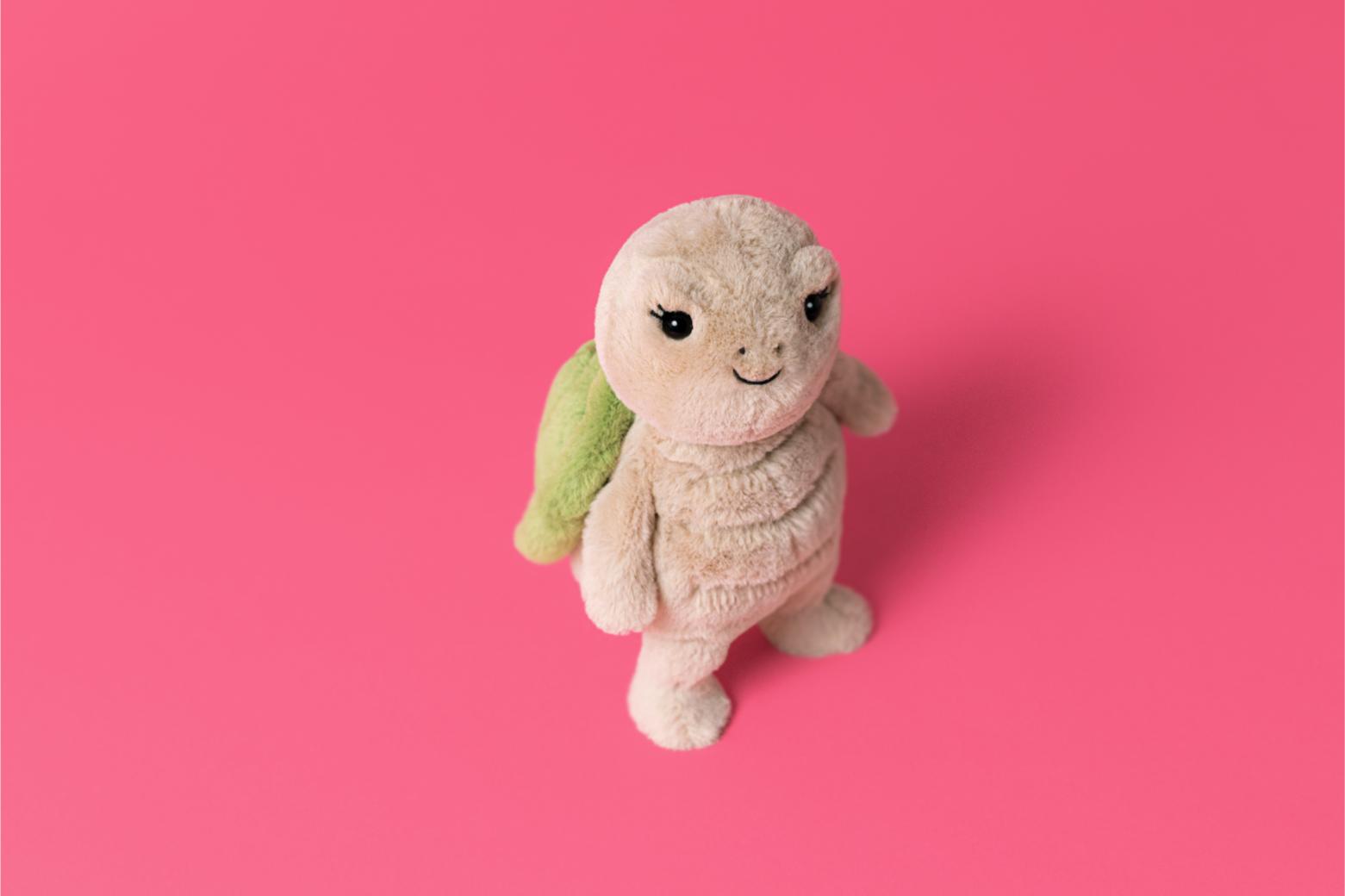 Jellycat Knuffel Thimble Turtle – Little Wannahaves