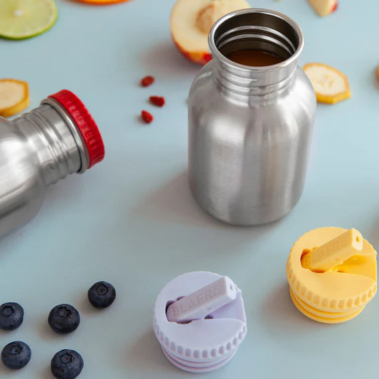 Blafre dop met tuit lichtgeel