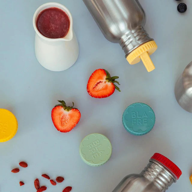 Blafre dop met tuit lichtgeel