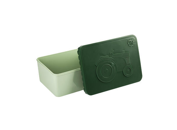 Blafre lunchbox tractor donkergroen (1 compartiment)