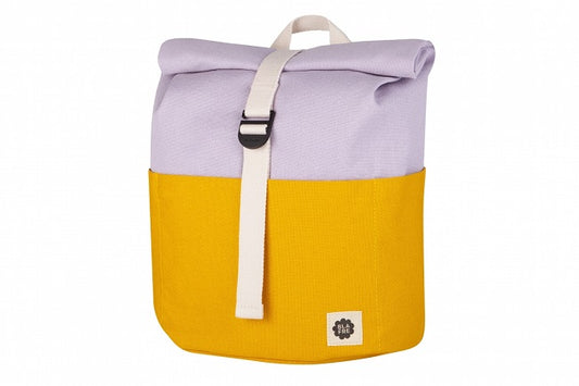 Blafre Roll-top rugzak 3-7 jaar geel + lila