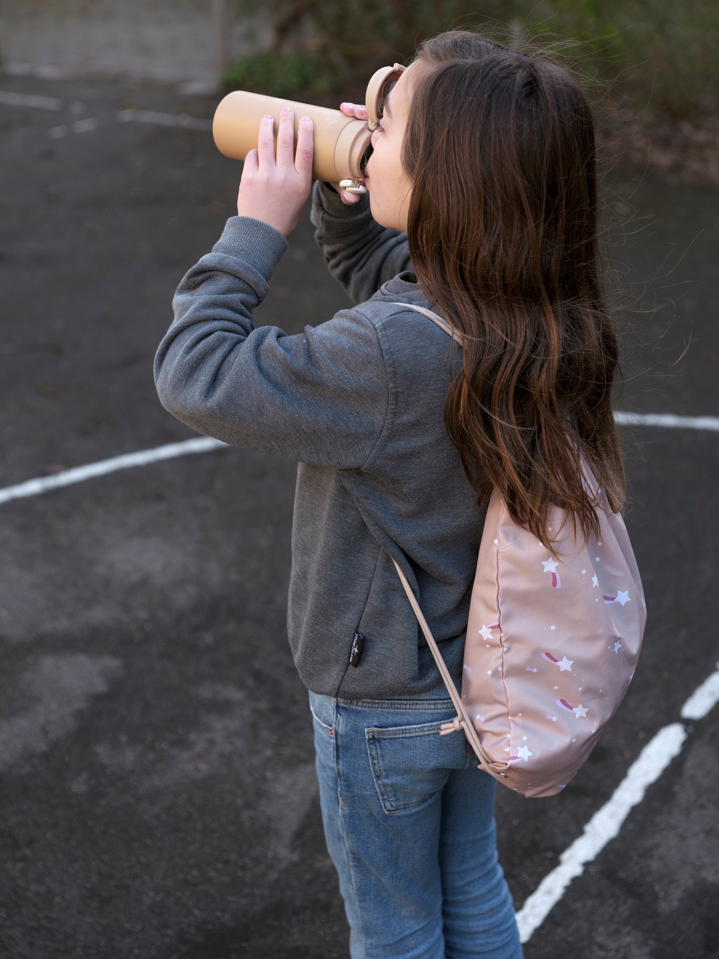 Fabelab Gymtas Vallende Sterren Caramel