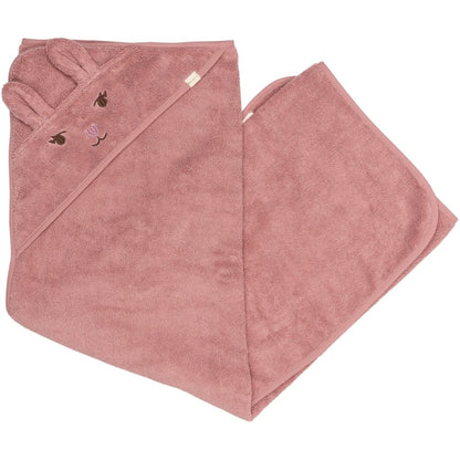 Fabelab Badcape Bunny Ash Rose – Little Wannahaves