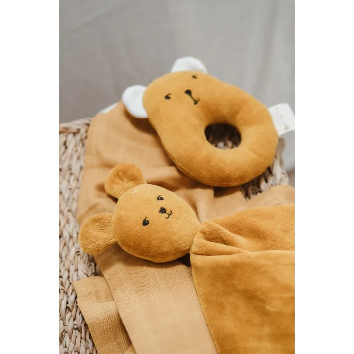 Fabelab Knuffeldoekje Beer Wood Trush – Little Wannahaves