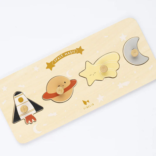 Fabelab Houten Puzzel Space Magic – Little Wannahaves