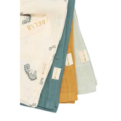 Fabelab Hydrofieldoeken 4 - pack - Under the Sea – Little Wannahaves