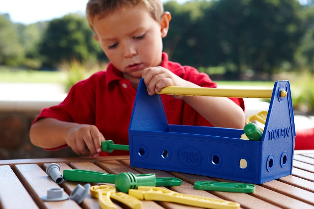 Green Toys Gereedschapskist Blauw – Little Wannahaves