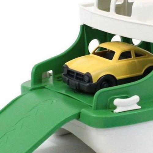 Green Toys Veerboot met Auto's Groen – Little Wannahaves