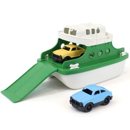 Green Toys Veerboot met Auto's Groen – Little Wannahaves