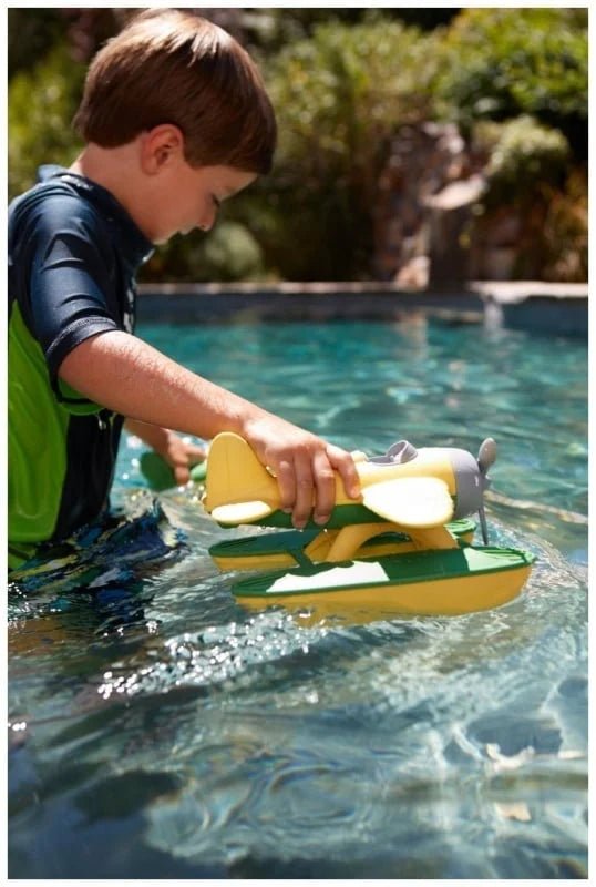 Green Toys Watervliegtuig Geel Groen – Little Wannahaves