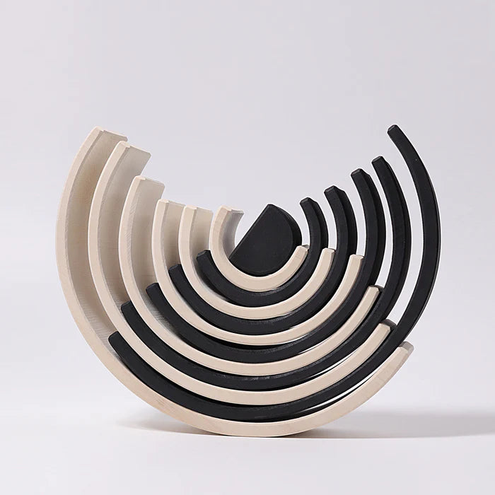 Grimm's Houten Regenboog Monochroom Groot