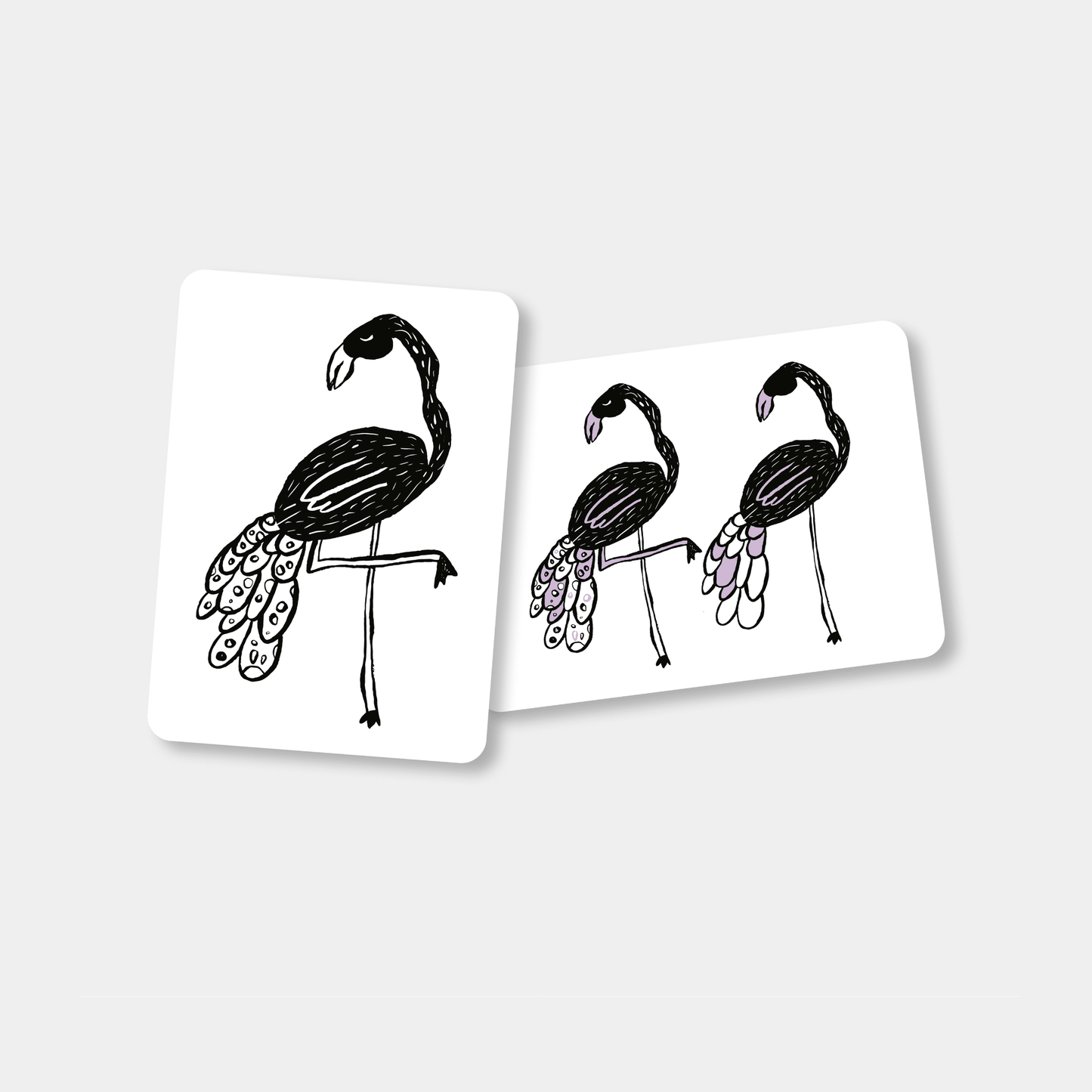 Mini Coco zwart - wit kijkkaarten Safari | baby flash cards – Little Wannahaves