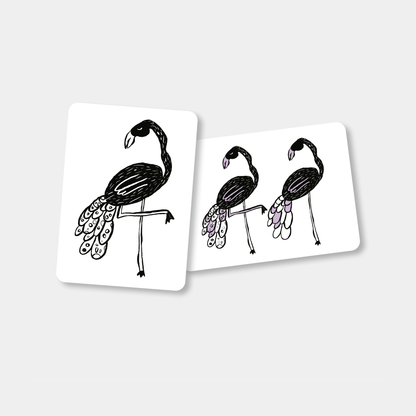 Mini Coco zwart - wit kijkkaarten Safari | baby flash cards – Little Wannahaves