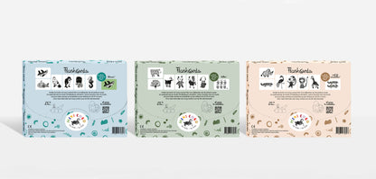 Mini Coco zwart - wit kijkkaarten Safari | baby flash cards – Little Wannahaves