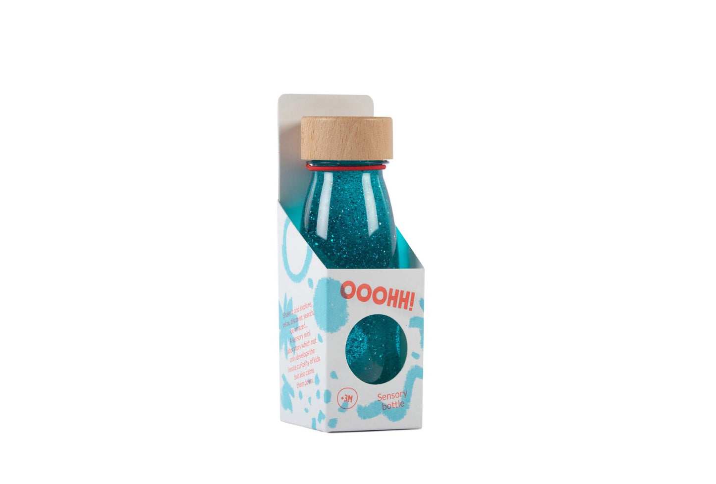 Petit Boum Sensorische Fles Turquoise – Little Wannahaves