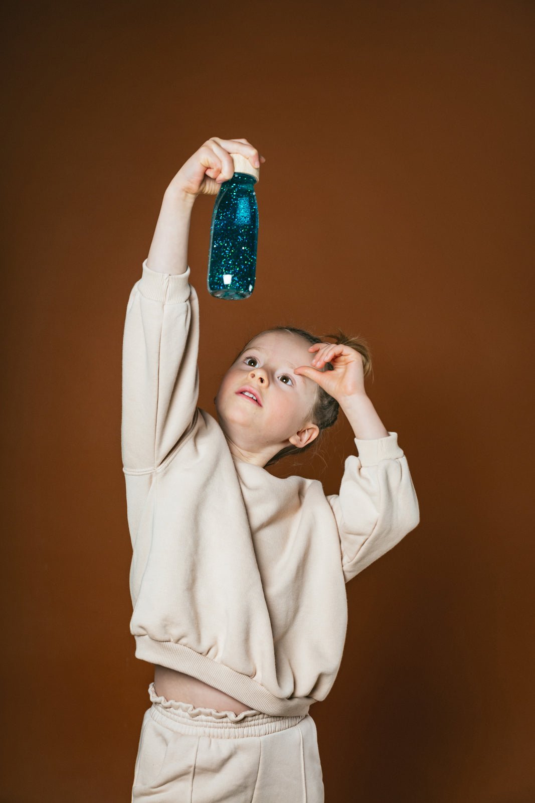Petit Boum Sensorische Fles Turquoise – Little Wannahaves