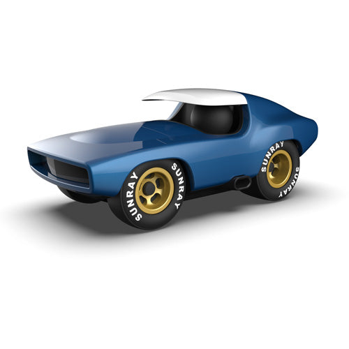 Playforever Speelgoedauto Leadbelly Sonny Blauw